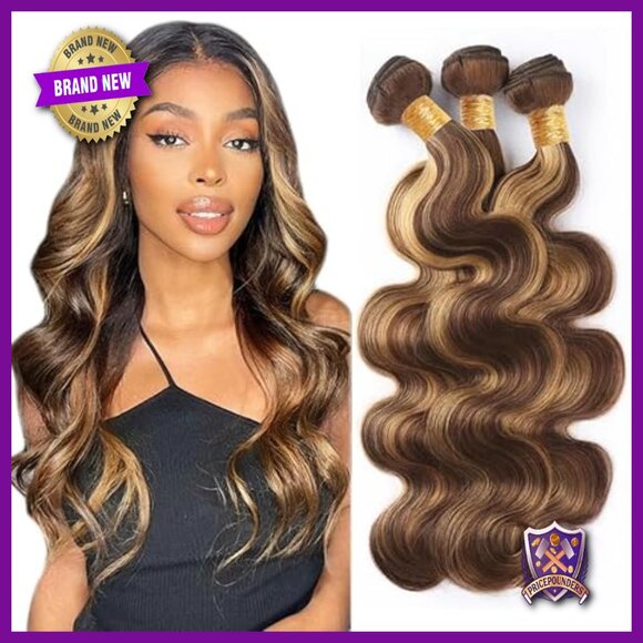 Brazilian Virgin Human Hair Extensions 3 Bundles Body Wave 10-14 Inch main image 7
